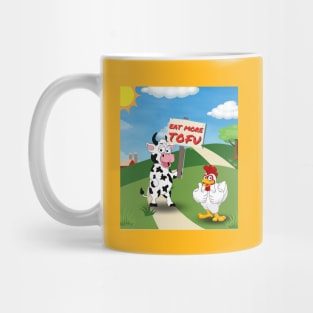 Eat More Tofu - Country Road Humor Design Mug